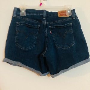 Levi's, blue jean shorts,  used condition, size 27.